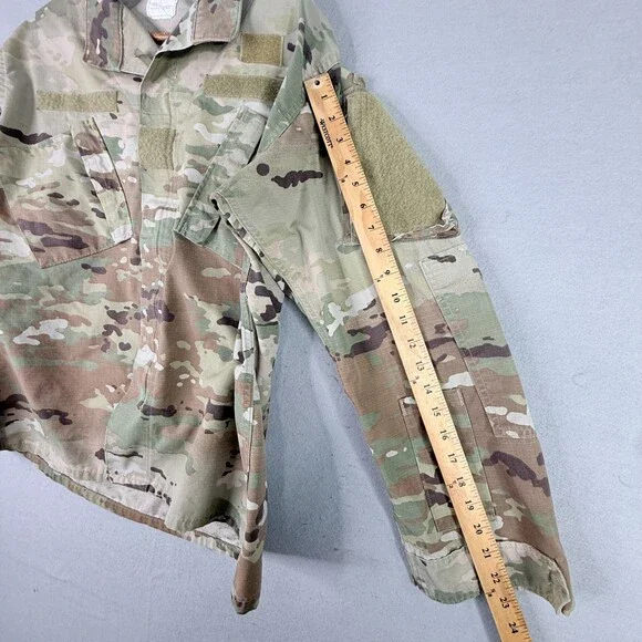 Lot Of 2 Combat Uniform Coat Jacket Top Multicam Camo Medium Regular Full Zip - Picture 5 of 11